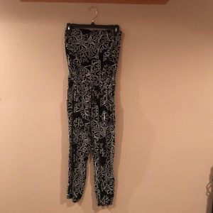 Mudd strapless jumpsuit